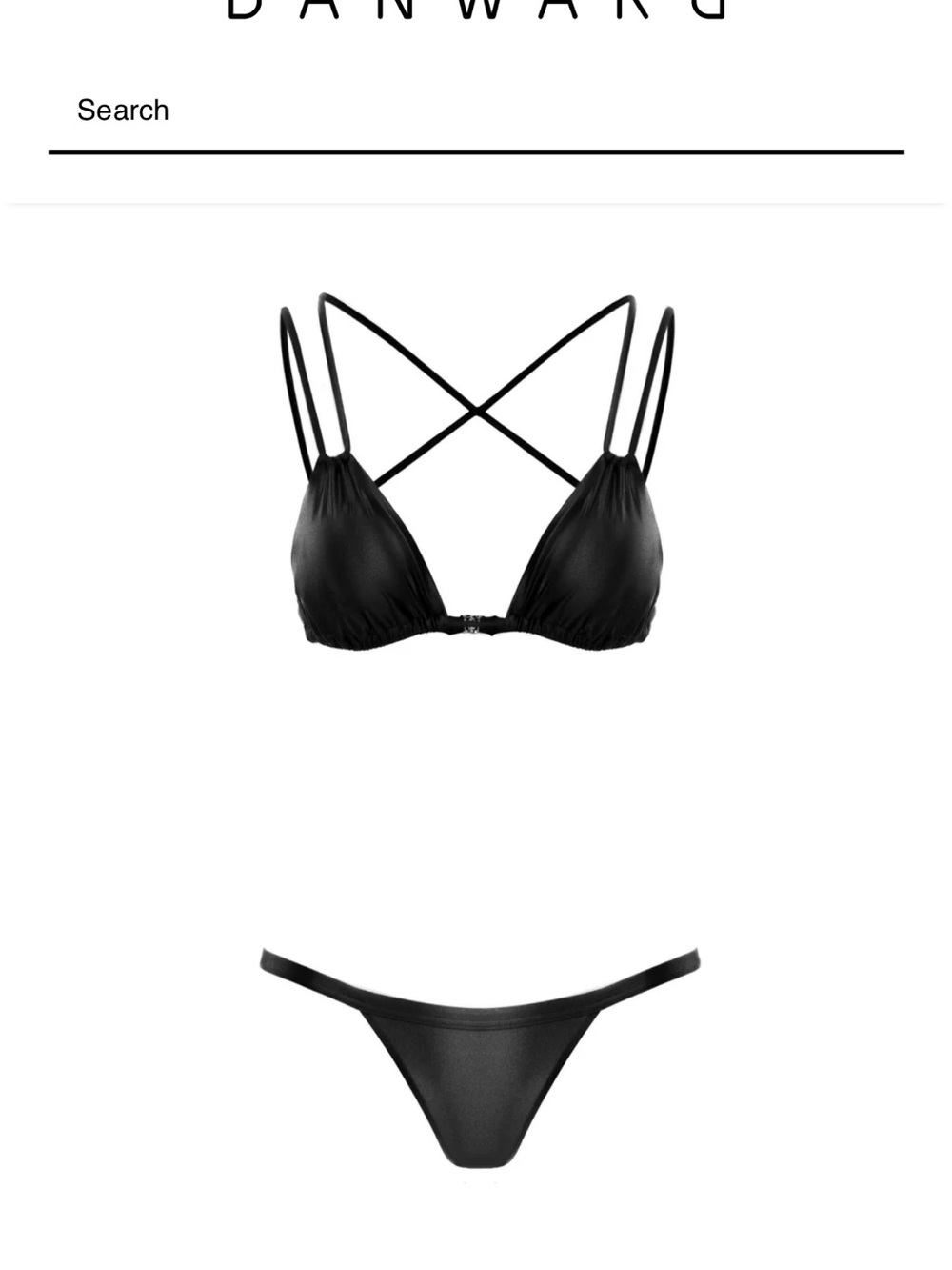 Like New: Danward Black Bikini Set, Made in Italy 🇮🇹